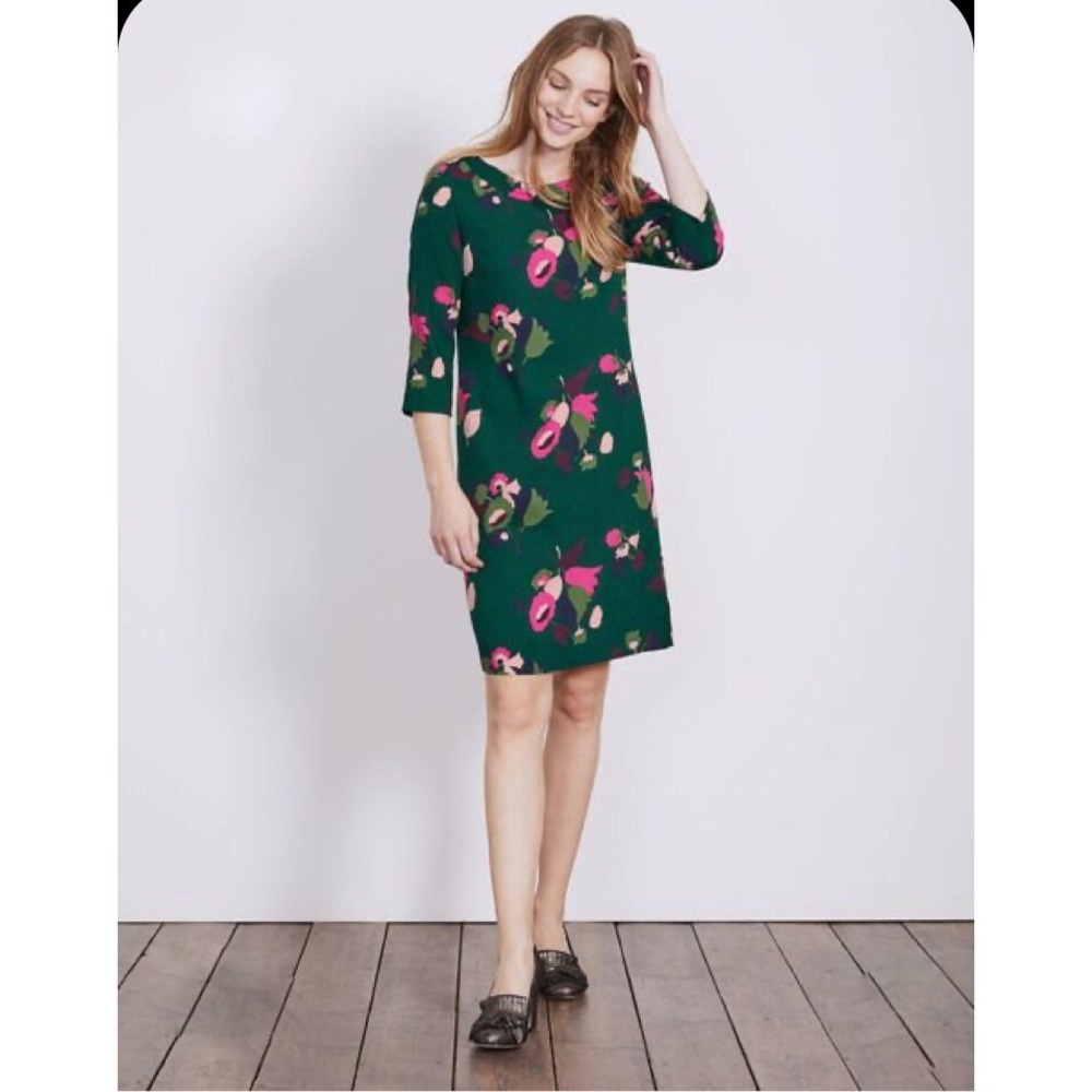 Boden Alda Heathland Posy Shift Dress